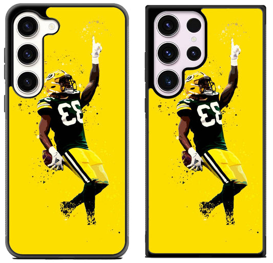 Aaron Jones Green Bay Packers Cool Samsung Galaxy S23 | S23+ | S23 Ultra Case
