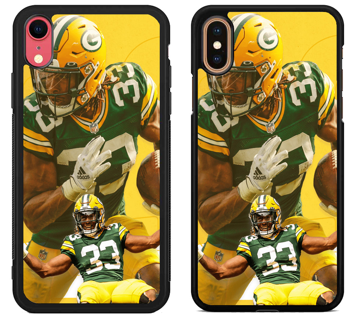 Aaron Jones Green Bay Packers Style iPhone X | Xs | Xr | Xs Max Case