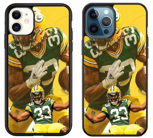 Aaron Jones Green Bay Packers Style iPhone 11 | 11 Pro | 11 Pro Max Case