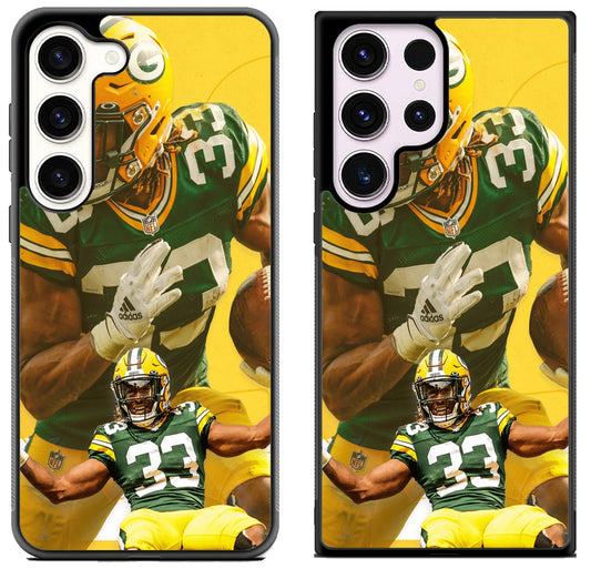 Aaron Jones Green Bay Packers Style Samsung Galaxy S23 | S23+ | S23 Ultra Case