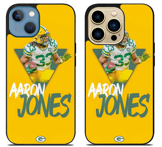 Aaron Jones Green Bay Packers Cover iPhone 14 | 14 Plus | 14 Pro | 14 Pro Max Case