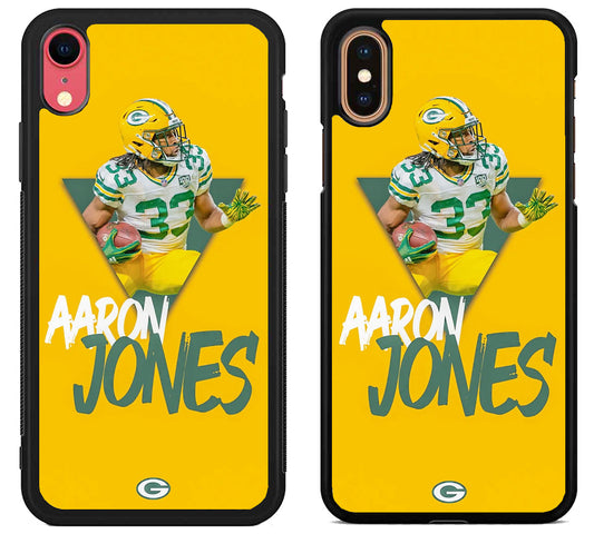 Aaron Jones Green Bay Packers Cover iPhone X | Xs | Xr | Xs Max Case