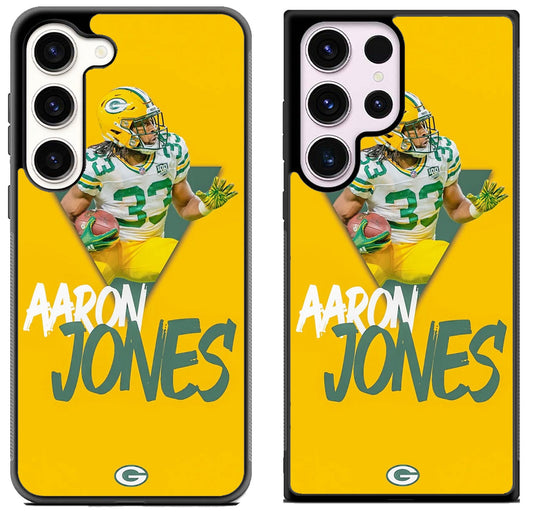Aaron Jones Green Bay Packers Cover Samsung Galaxy S23 | S23+ | S23 Ultra Case