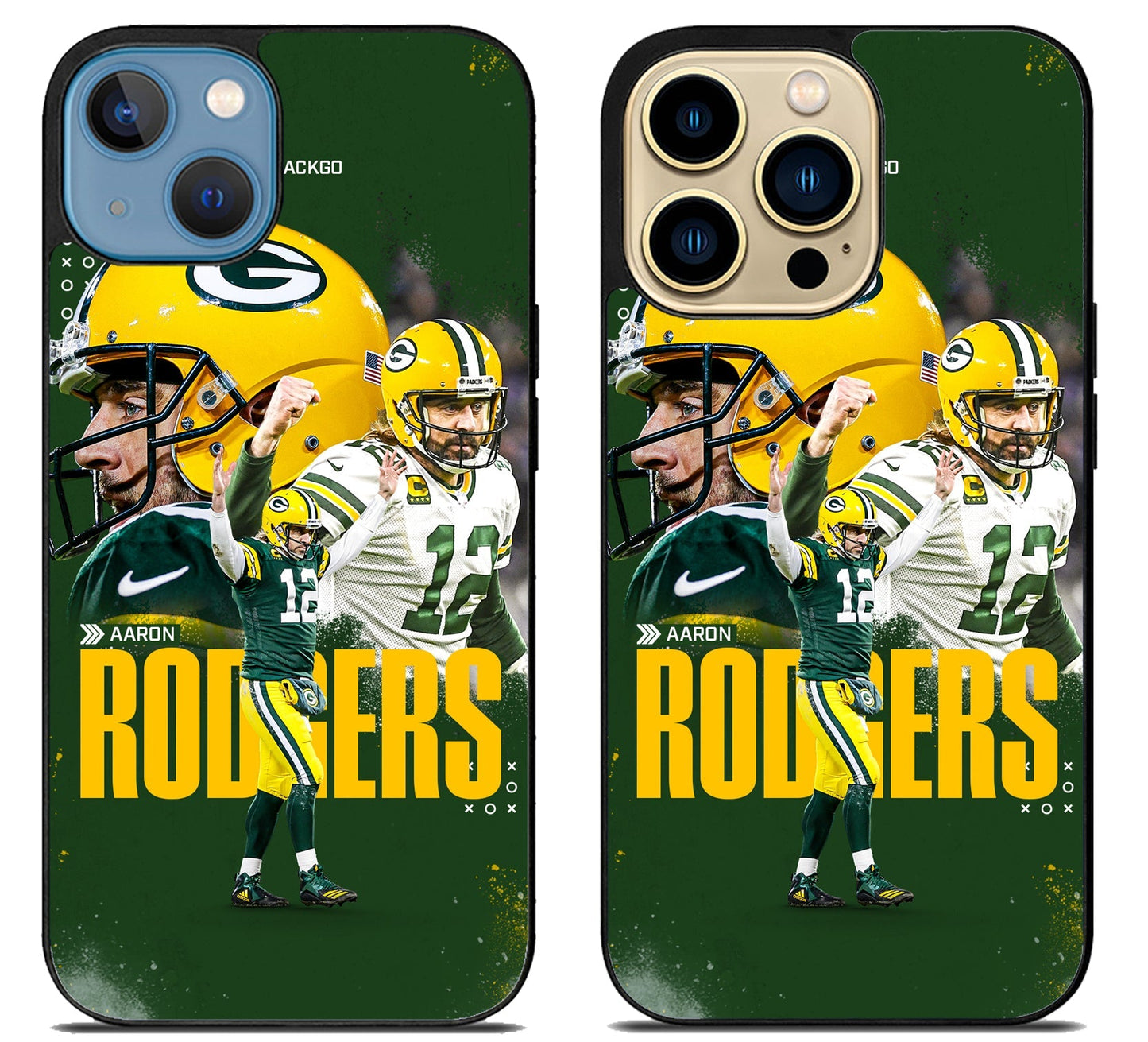 Aaron Rodgers Green Bay Packers Collage iPhone 14 |  14 Plus | 14 Pro | 14 Pro Max Case