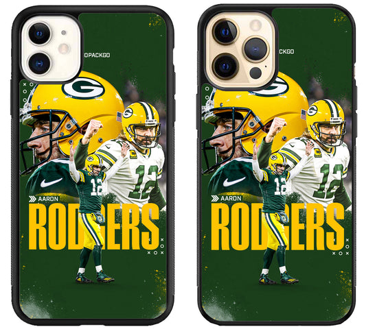 Aaron Rodgers Green Bay Packers Cool iPhone 12 | 12 Mini | 12 Pro | 12 Pro Max