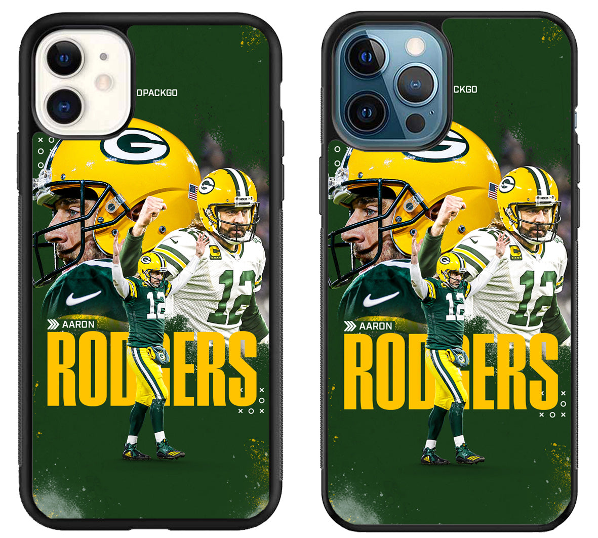 Aaron Rodgers Green Bay Packers Collage iPhone 11 | 11 Pro | 11 Pro Max Case