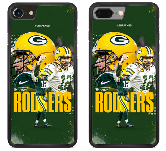 Aaron Rodgers Green Bay Packers Collage iPhone 8 | 8 Plus Case