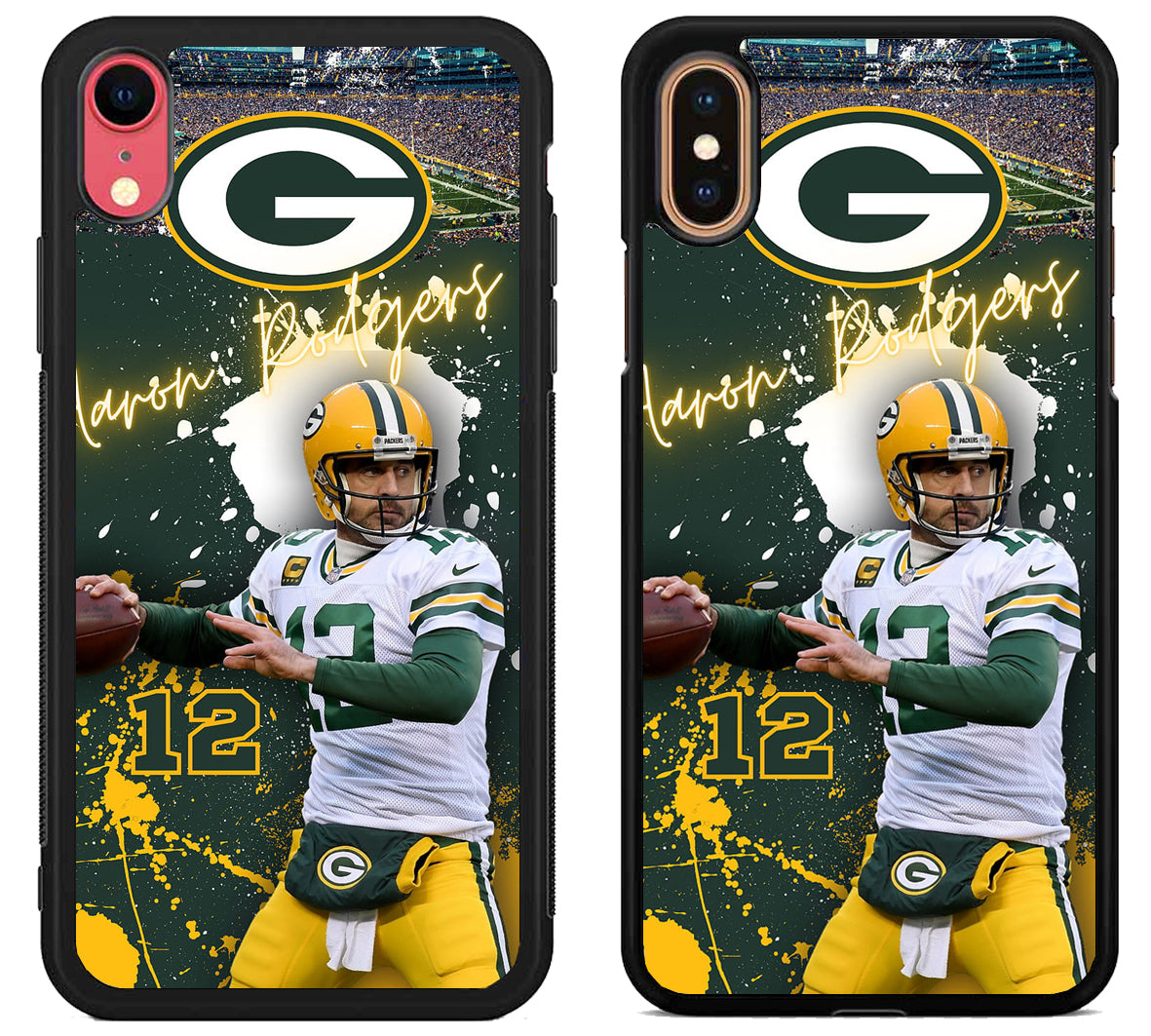 Aaron Rodgers Green Bay Packers Wallpaper iPhone X | XS | XR | XS Max Case