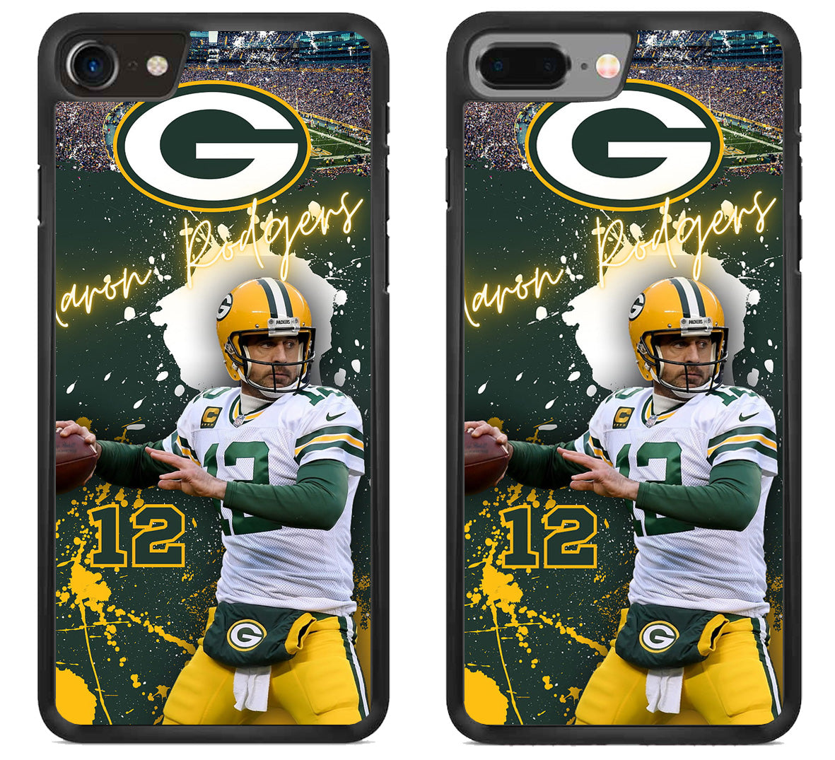 Aaron Rodgers Green Bay Packers Wallpaper iPhone 8 | 8 Plus Case