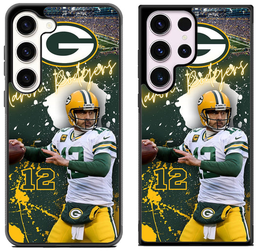 Aaron Rodgers Green Bay Packers Samsung Galaxy S23 I S23+ I S23 Ultra Case