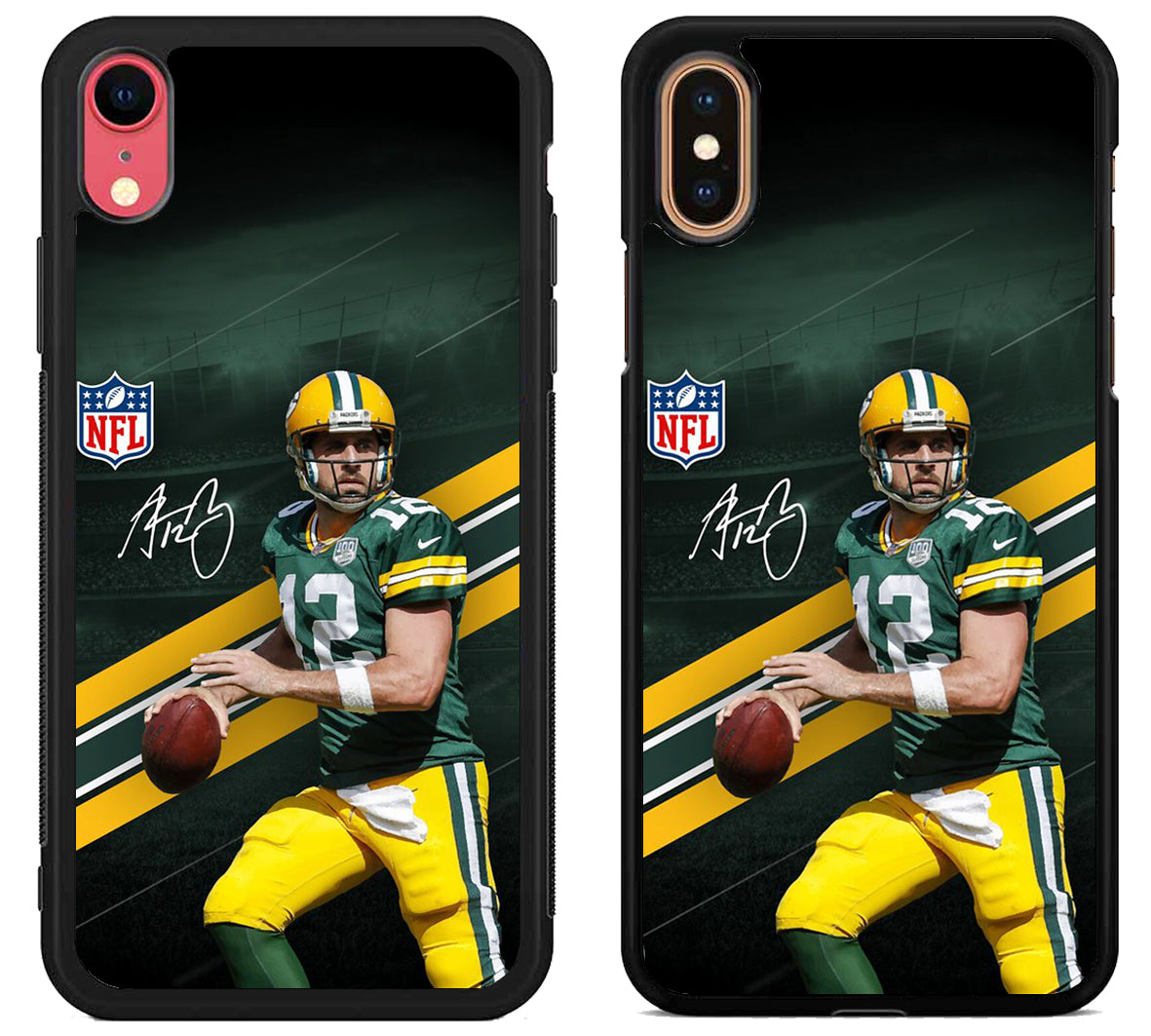 Aaron Rodgers Green Bay Packers NFL iPhone X | XS | XR | XS Max Case