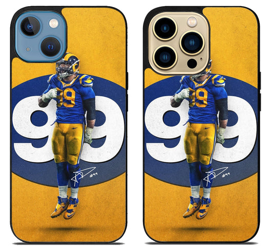 Aaron donald Rams Signature iPhone 14 |  14 Plus | 14 Pro | 14 Pro Max Case