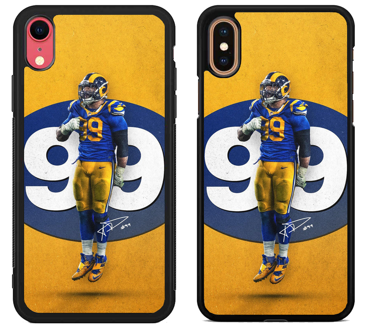 Aaron donald Rams Signature iPhone X | XS | XR | XS Max Case