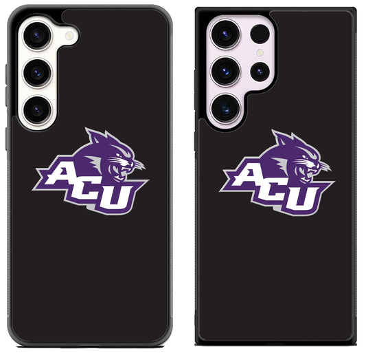 Abilene Christian Wildcats Black Samsung Galaxy S23 | S23+ | S23 Ultra Case
