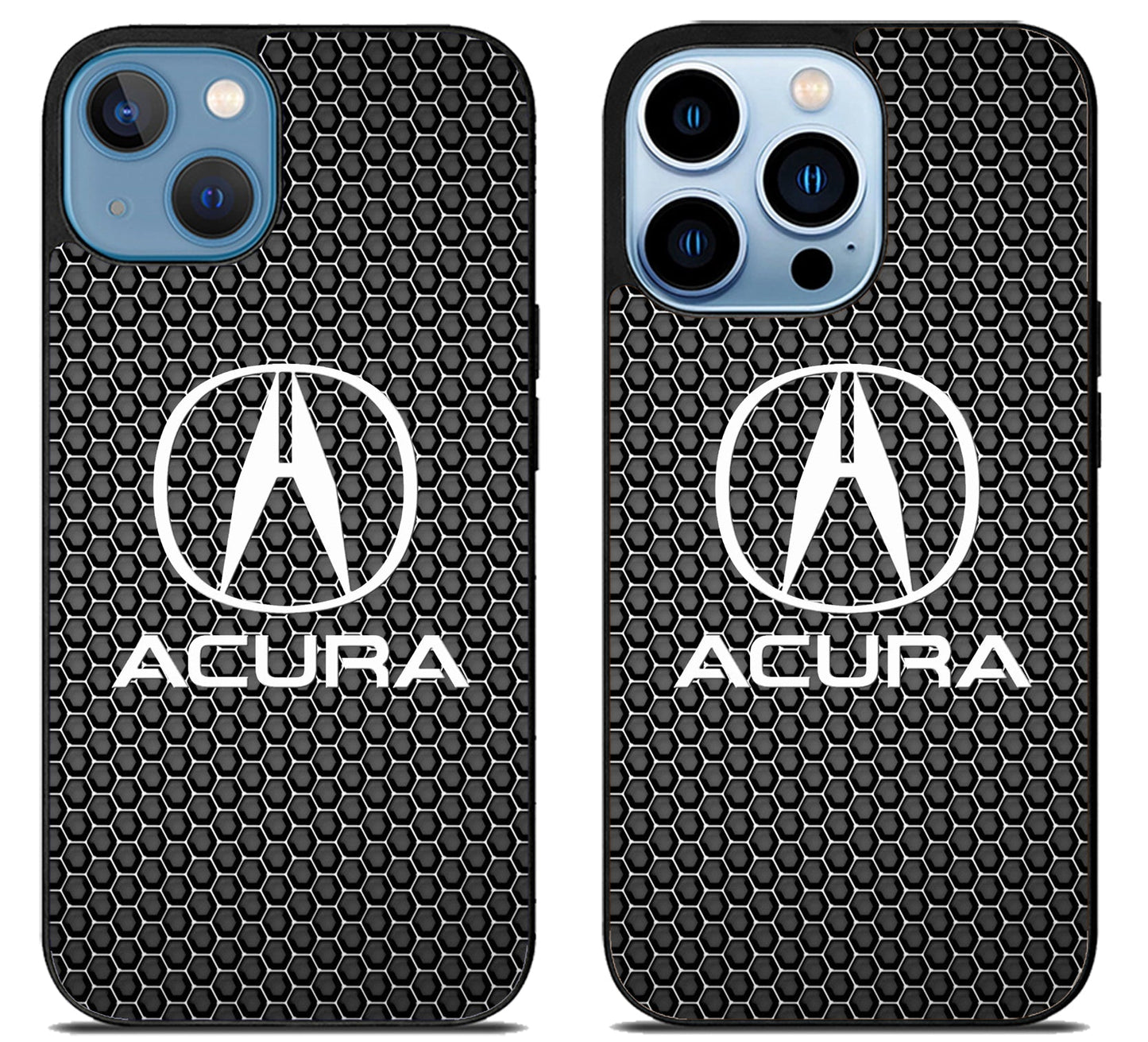 Acura Black Carbon iPhone 13 | 13 Mini | 13 Pro | 13 Pro Max Case