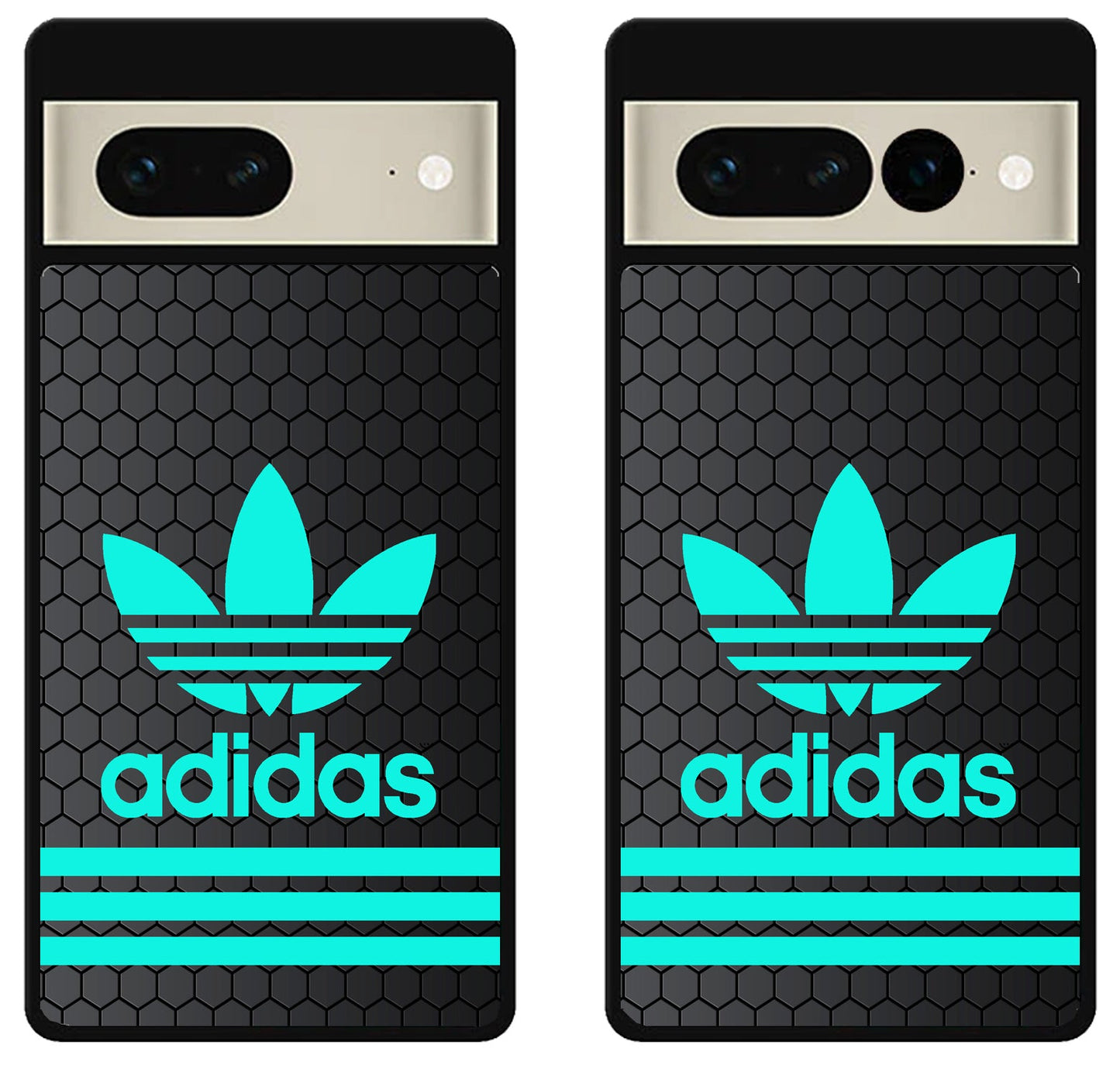 Adidas Black Mint Stripe Google Pixel 7 | 7 Pro Case