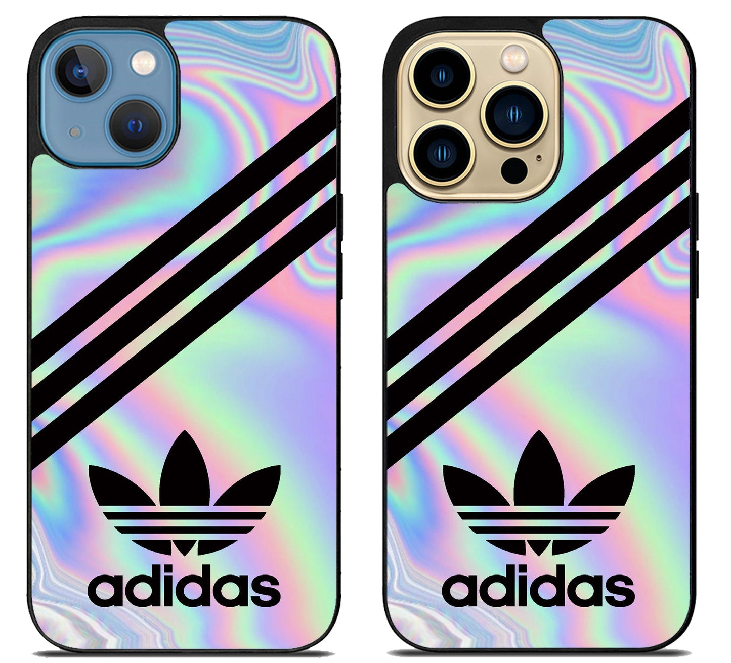 Adidas Logo Holographic iPhone 14 |  14 Plus | 14 Pro | 14 Pro Max Case