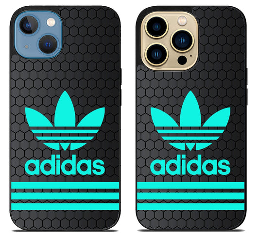 Adidas Mint Hexagon iPhone 14 |  14 Plus | 14 Pro | 14 Pro Max Case