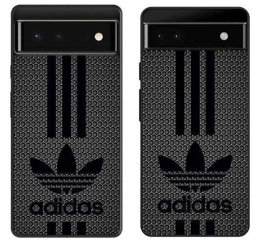 Adidas Stripe Black Google Pixel 6 | 6A | 6 Pro Case