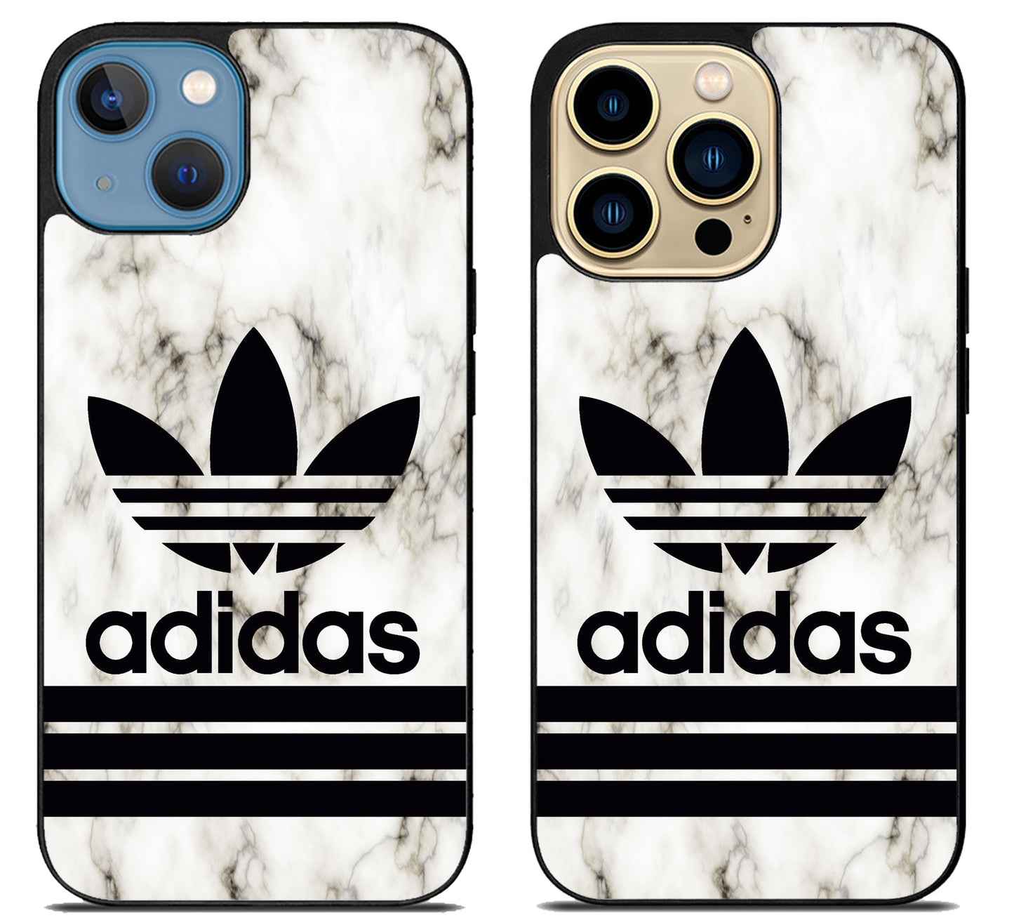 Adidas Stripe Marble iPhone 14 |  14 Plus | 14 Pro | 14 Pro Max Case