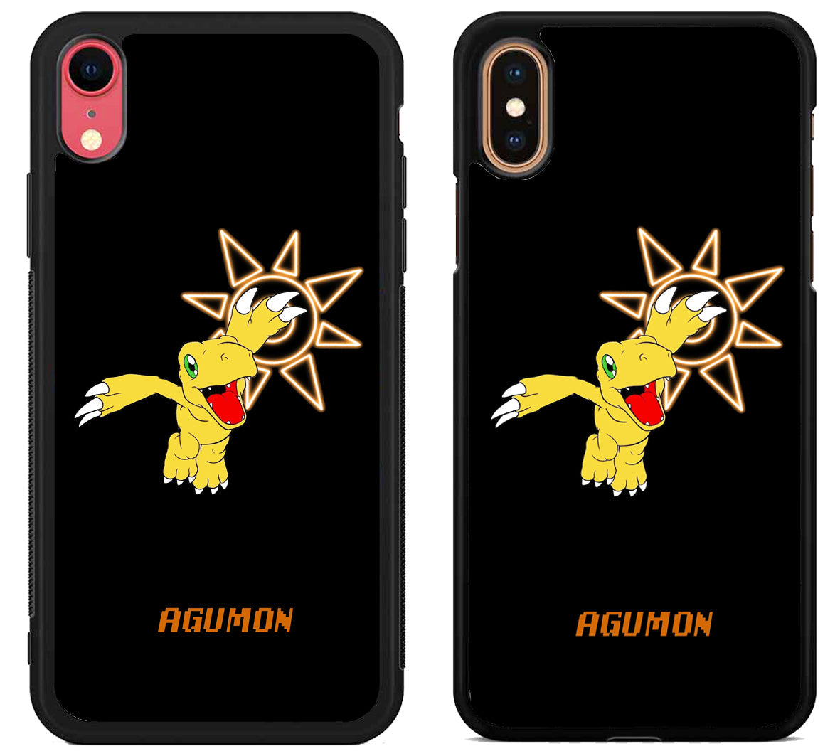 Agumon Digimon Black iPhone X | Xs | Xr | Xs Max Case