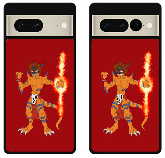 Agumon MetalGreymon Digimon Google Pixel 7 | 7 Pro Case