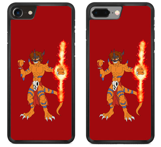 Agumon MetalGreymon Digimon iPhone 8 | iPhone 8 Plus Case