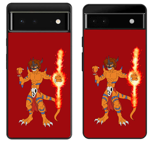 Agumon MetalGreymon Digimon Google Pixel 6 | 6A | 6 Pro Case