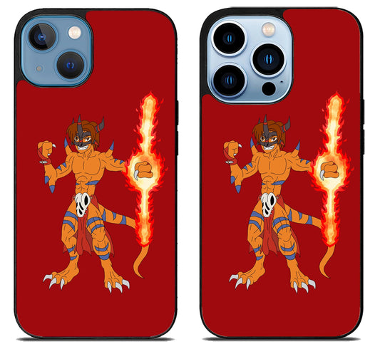 Agumon Metal Greymon Digimon iPhone 13 | 13 Mini | 13 Pro | 13 Pro Max Case