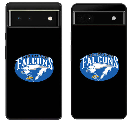 Air Force Falcons Black Google Pixel 6 | 6A | 6 Pro Case