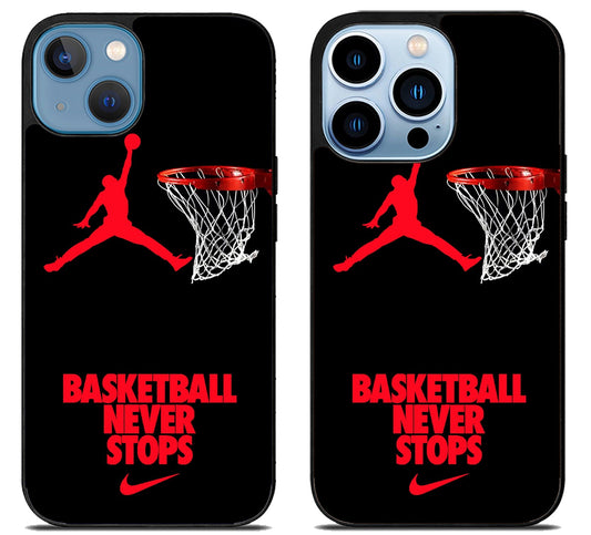 Air Jordan Basketball Never Stops iPhone 13 | 13 Mini | 13 Pro | 13 Pro Max Case