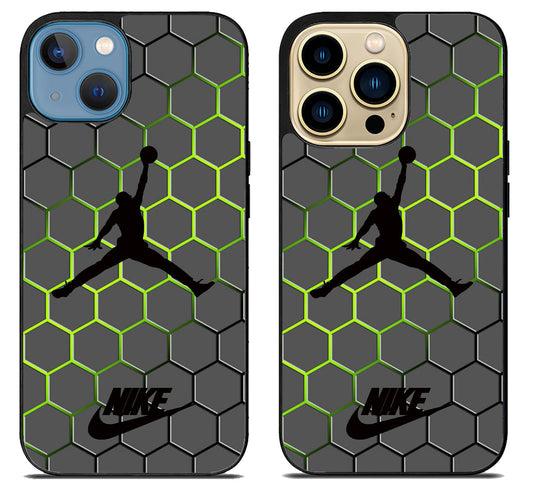 Air Jordan Hexagon Glow iPhone 14 |  14 Plus | 14 Pro | 14 Pro Max Case