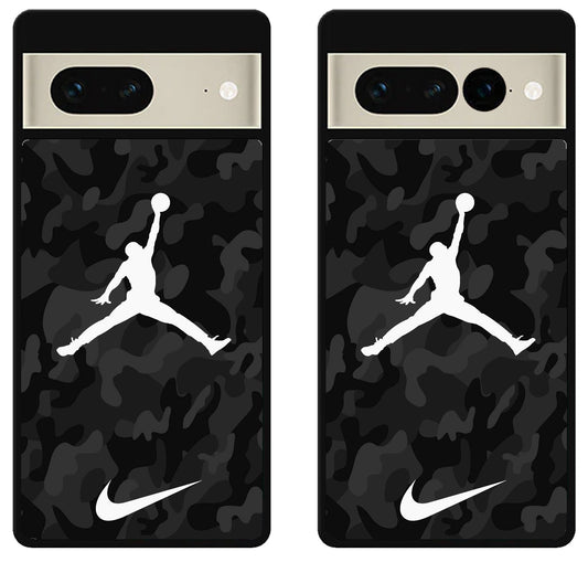 Air Jordan Jump Black Camo Google Pixel 7 | 7 Pro Case