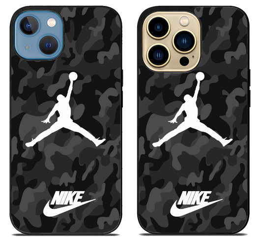 Air Jordan Nike White Camo iPhone 14 | 14 Plus | 14 Pro | 14 Pro Max Case