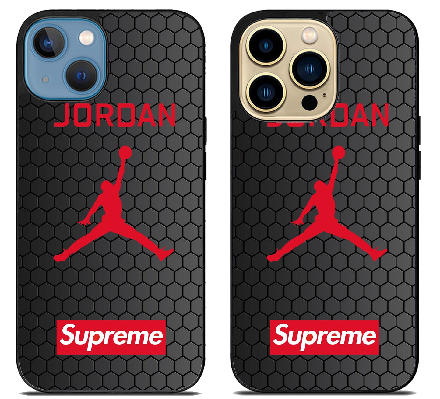 Air Jordan Red Hexagon iPhone 14 | 14 Plus | 14 Pro | 14 Pro Max Case