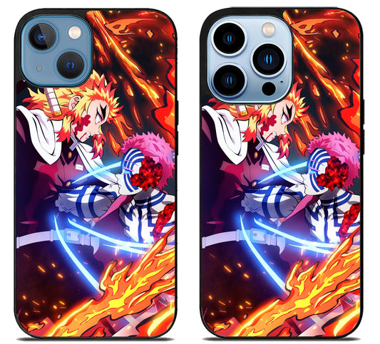 Akaza Vs Rengoku Demon Slayer iPhone 13 | 13 Mini | 13 Pro | 13 Pro Max Case