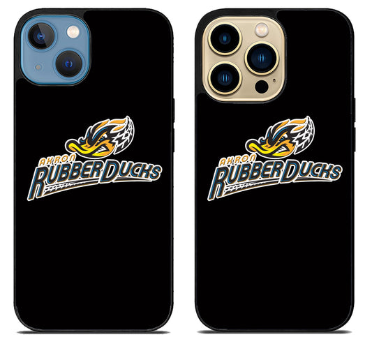 Akron RubberDucks Logo iPhone 14 | 14 Plus | 14 Pro | 14 Pro Max Case