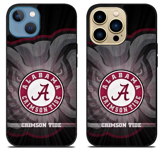 Alabama Crimson Tide Background iPhone 14 | 14 Plus | 14 Pro | 14 Pro Max Case