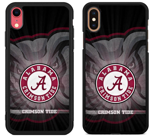 Alabama Crimson Tide Background iPhone X | Xs | Xr | Xs Max Case