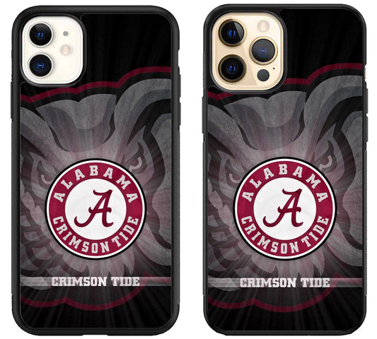 Alabama Crimson Tide Background iPhone 12 | 12 Mini | 12 Pro | 12 Pro Max Case