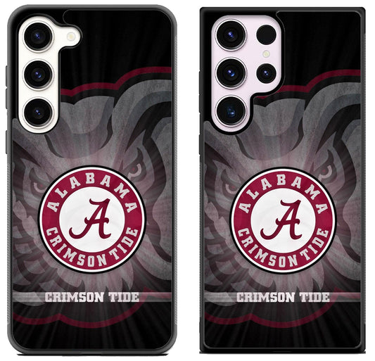 Alabama Crimson Tide Background Samsung Galaxy S23 | S23+ | S23 Ultra Case