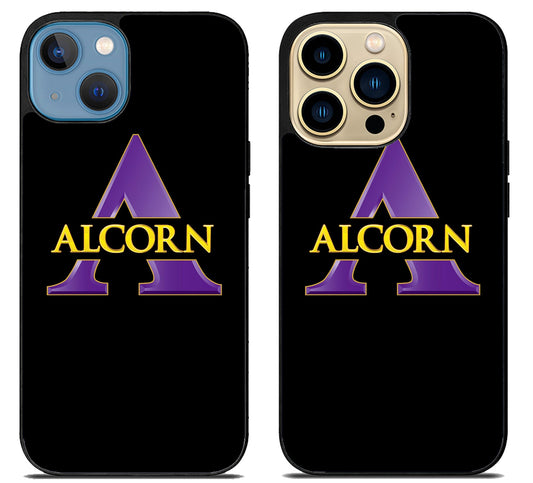 Alcorn State Braves Black iPhone 14 | 14 Plus | 14 Pro | 14 Pro Max Case