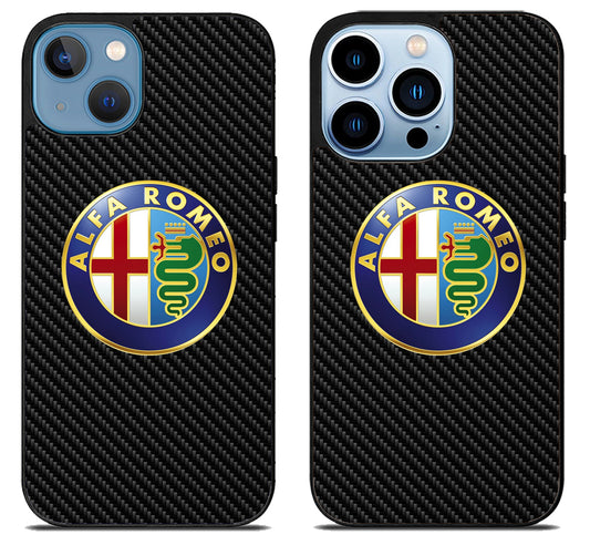 Alfa Romeo Carbon iPhone 13 | 13 Mini | 13 Pro | 13 Pro Max Case