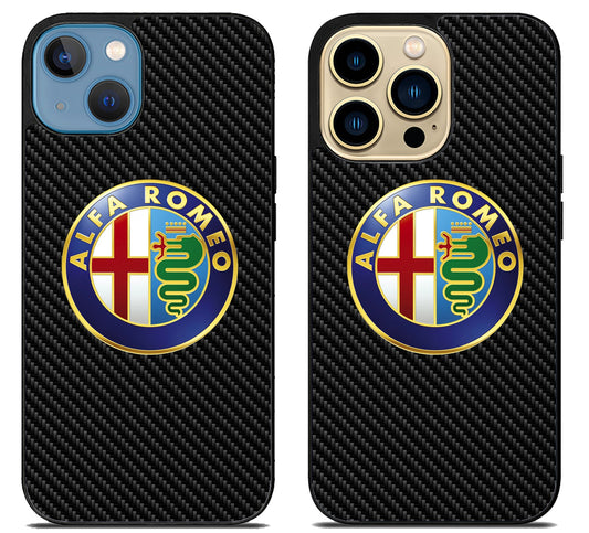 Alfa Romeo Carbon iPhone 14 | 14 Plus | 14 Pro | 14 Pro Max Case