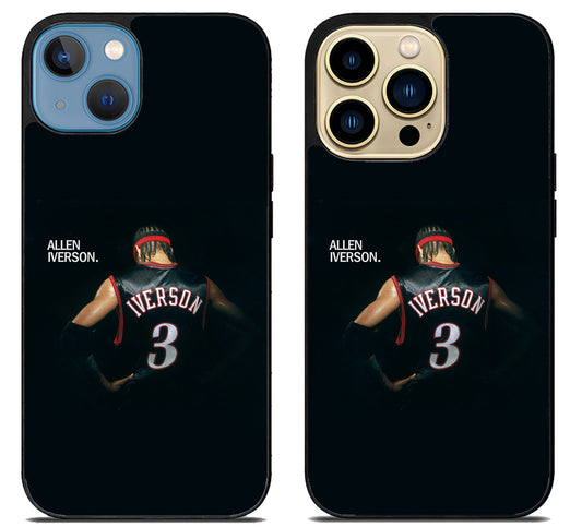 Allen Iverson Sixers iPhone 14 | 14 Plus | 14 Pro | 14 Pro Max Case