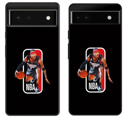 Allen Iverson Sixers NBA Google Pixel 6 | 6A | 6 Pro Case