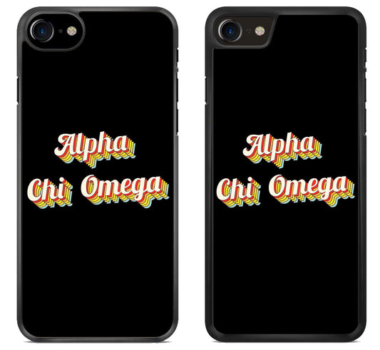 Alpha Chi Omega Black iPhone SE 2020 | iPhone SE 2022 Case