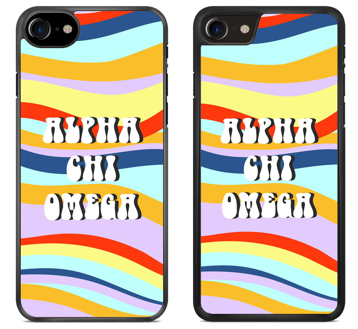 Alpha Chi Omega Colorfull iPhone SE 2020 | iPhone SE 2022 Case