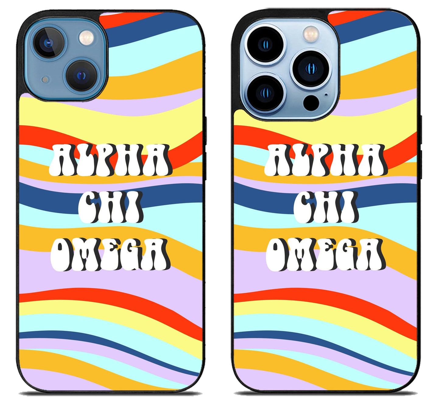 Alpha Chi Omega Colorfull iPhone 13 | 13 Mini | 13 Pro | 13 Pro Max Case