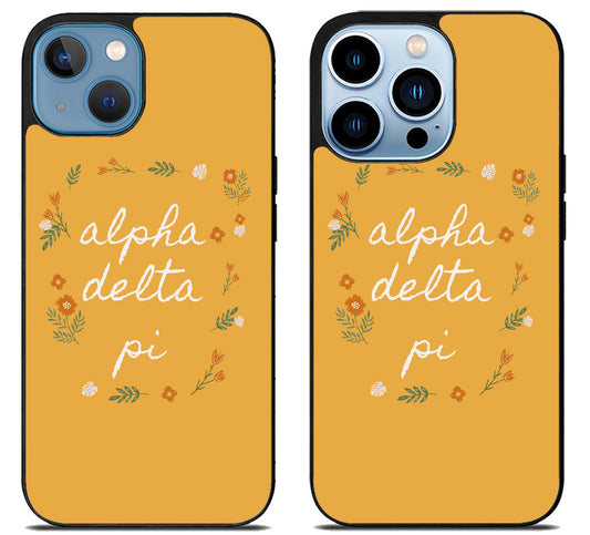 Alpha Delta Pi Flowers iPhone 13 | 13 Mini | 13 Pro | 13 Pro Max Case